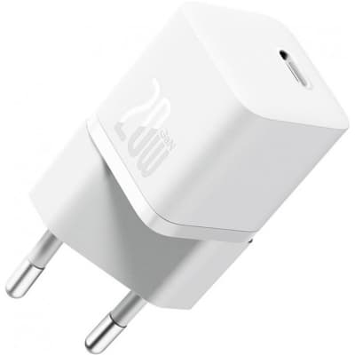 Зарядний пристрій Baseus GaN5 Fast Charger USB-C 20W white (CCGN050102)