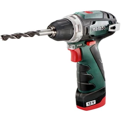 Шуруповерт Metabo PowerMaxx BS BASIC 12V, 2х2Ah, 17·34Нм, 0-360/0-1400об/хв (600984500)