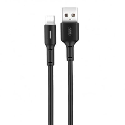 Дата кабель USB 2.0 AM to Micro 5P 1.0m 3A black XO (NB112-M-BK)