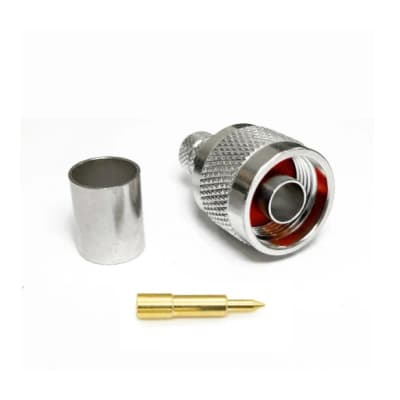 Конектор N Type Male обжим RG-8/RG-213/LMR400/SYV-50-7/7D-FB Voltronic (YT42112)