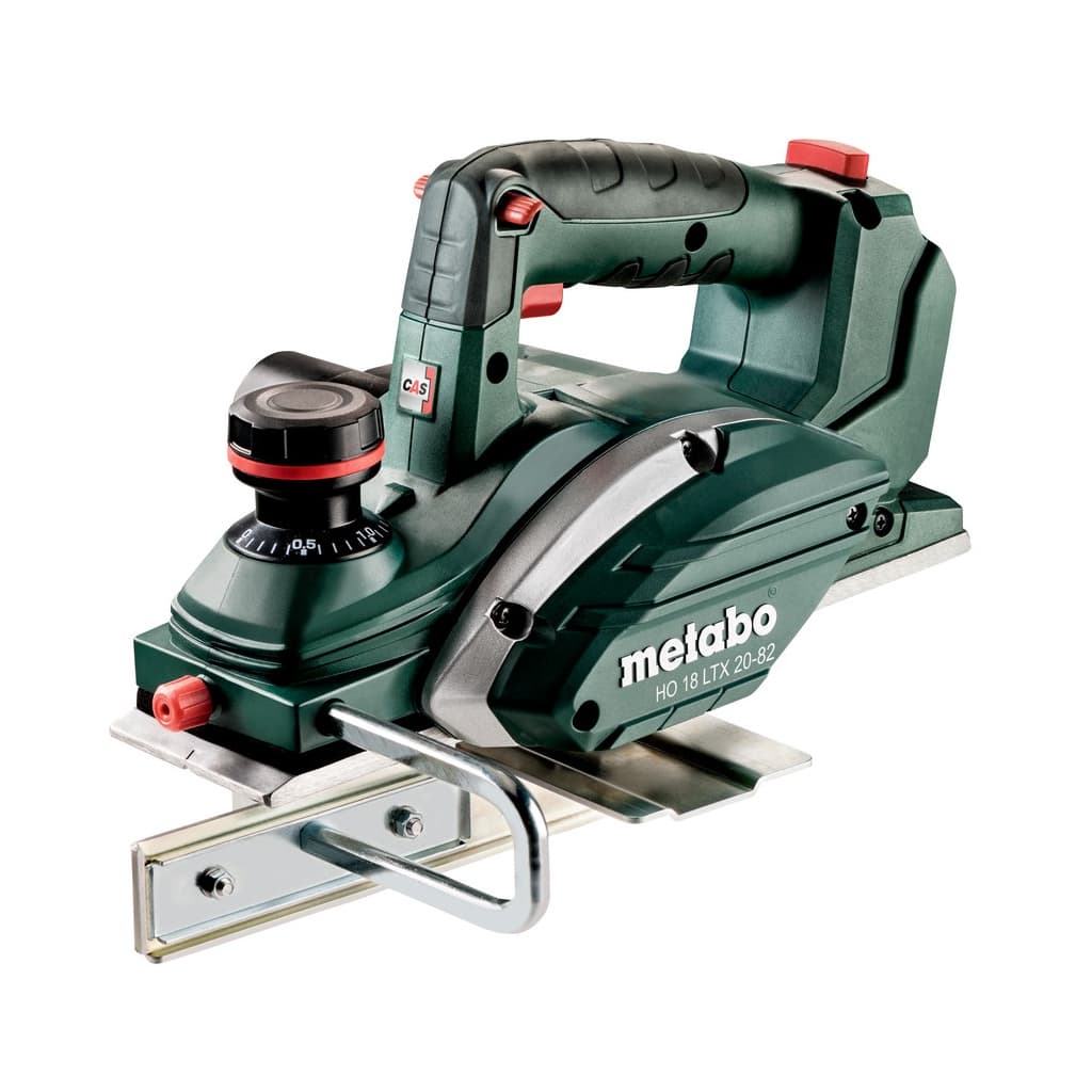 Електрорубанок Metabo HO 18 LTX 20-82LI-Power 18В, 82мм, стругання до 2мм, паз 9мм (без АКБ та ЗП) (602082890)