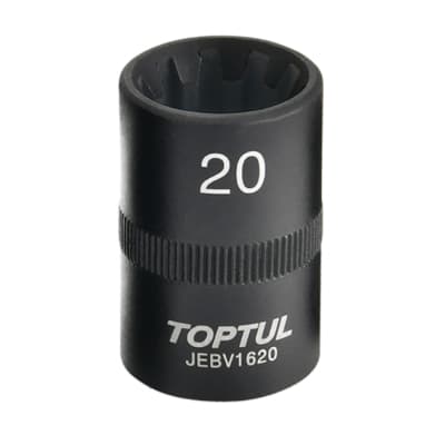 Торцева головка Toptul для гальмівних супортів 10 граней (Audi A8, S6, Porsche Cayenne (JEBV1620)
