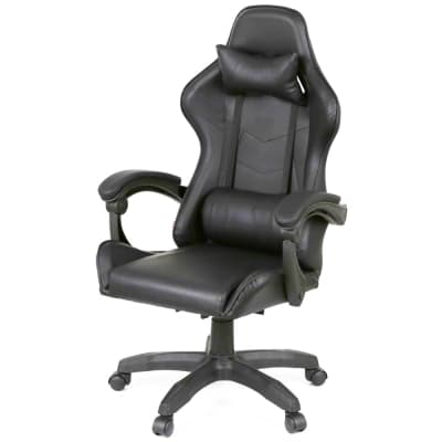 Крісло ігрове Аклас Бешкет ANF підліткове Чорний (PU-чорний) (00160337)