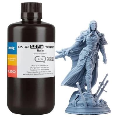 Фотополімерна смола ELEGOO Resin, ABS-like 3.0 pro 1кг, grey (50.103.0230)