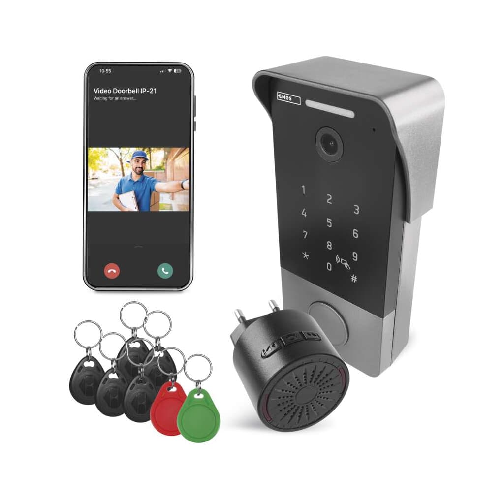 Дверний дзвінок EMOS H4034 IP-21PoE Wi-Fi (H4034)