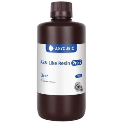 Фотополімерна смола Anycubic ABS-Like Resin Pro 2, 1 кг, Clear (ANYCUBICABS-LIKE PRO 2CLEAR1KG)
