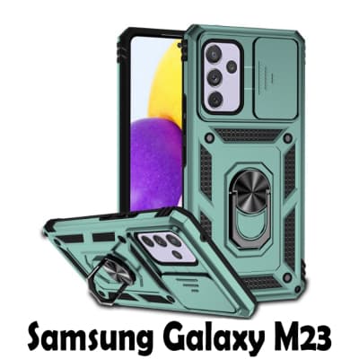 Чохол до мобільного телефона BeCover Military Samsung Galaxy M23 SM-M236 Dark Green (707372)