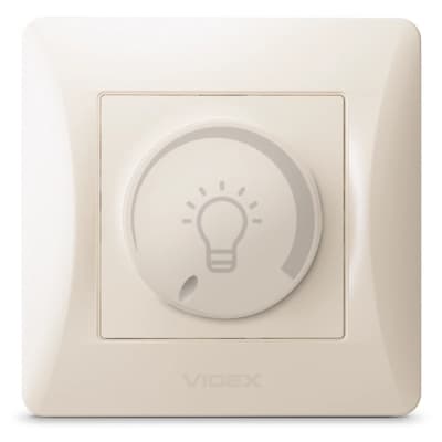 Світлорегулятор Videx BINERA LED 200Вт кремовий (VF-BNDML200-CR)