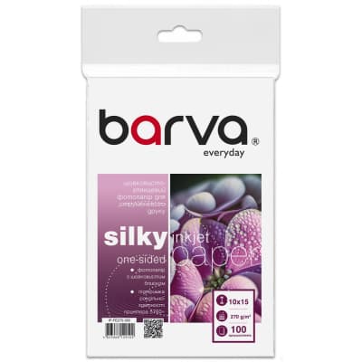 Фотопапір Barva 10x15, 270 g/m2, Everyday, Silky-glossy, 100c (IP-FE270-395)