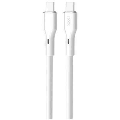 Дата кабель USB-C to USB-C 1.0m 60W Rock XO (NBQ231B_White)
