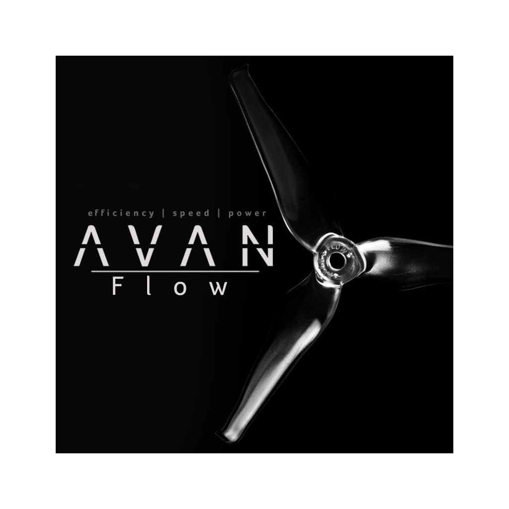 Пропелер для дрона Emax Avan Flow 5x4.3x3 2CW+2CCW Transparent (0106001081)