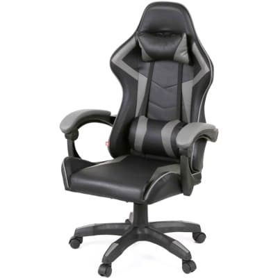 Крісло ігрове Аклас Бешкет ANF підліткове Чорний (PU-чорний/сірий) (00160338)