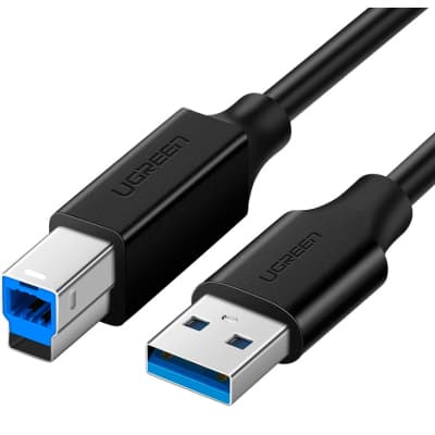 Кабель для принтера USB 3.0 AM/BM 1.0m US210 black Ugreen (30753)