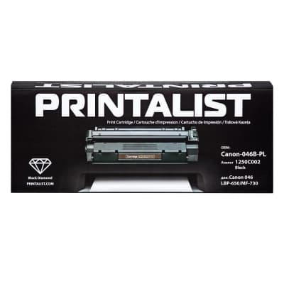 Картридж Printalist Canon 046, LBP-650/MF-730 1250C002 Black (Canon-046B-PL)