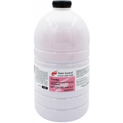 Тонер HP CLJ universal 1кг, фасовка, magenta Static Control (MPTCOL-1KG-MAOS-P)