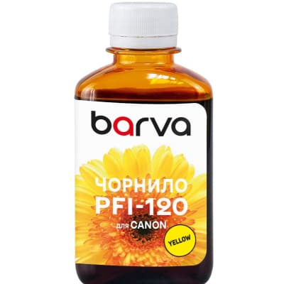 Чорнило Barva Canon PFI-120/710 180 мл Y pigmented (C120-897)