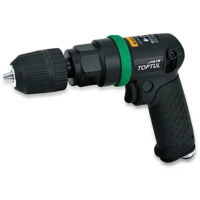 Дриль Toptul пневматична реверсивна 3/8", 2000об/хв; самозатискний патрон (KAQA1220)