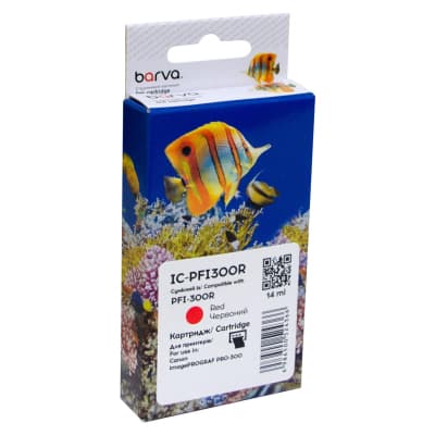Картридж Barva Canon PFI-300R 4199C001 920с red (IC-PFI300R)