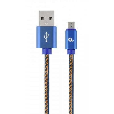 Дата кабель USB 2.0 AM to Micro 5P 1.0m Cablexpert (CC-USB2J-AMmBM-1M-BL)