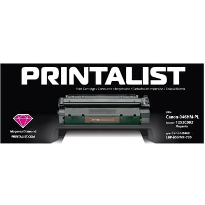 Картридж Printalist Canon 046H, LBP-650/MF-730 1252C002 5K Magenta (Canon-046HM-PL)