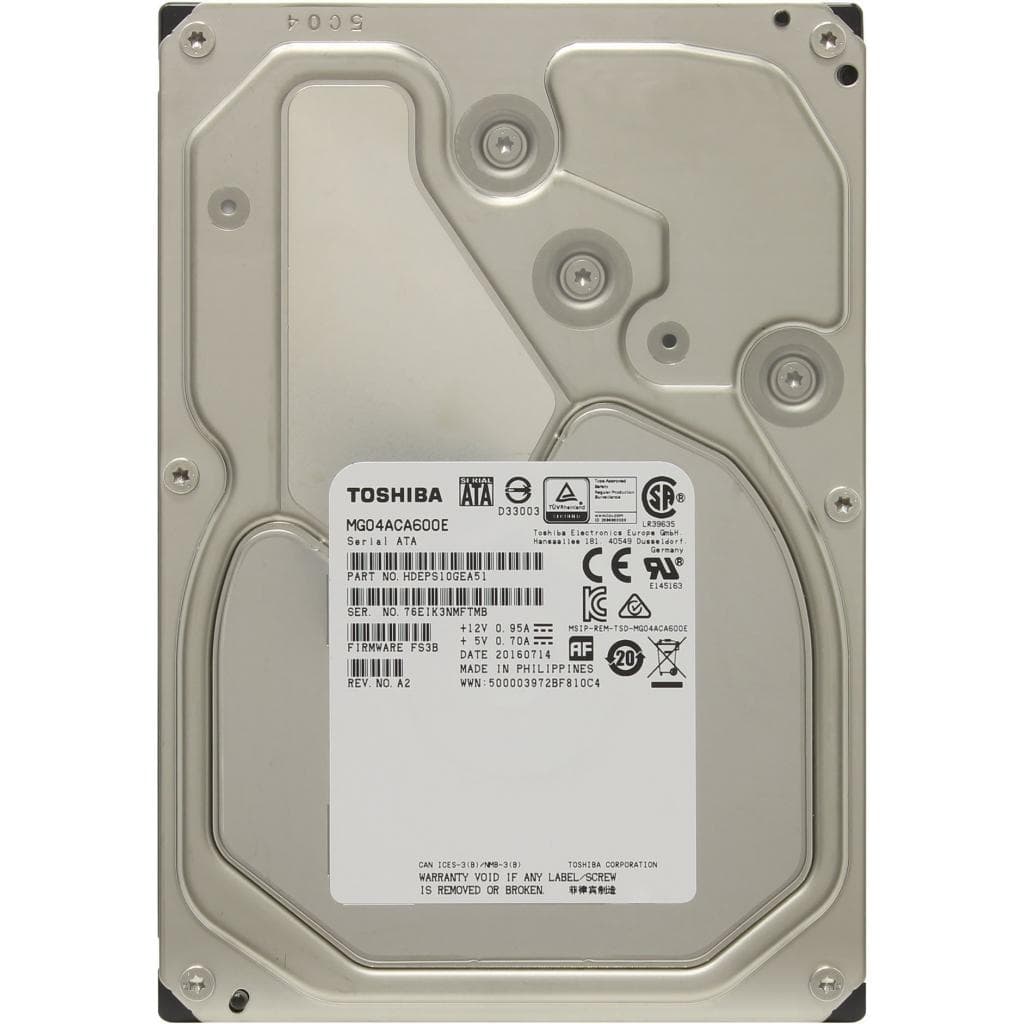 Жорсткий диск 3.5" 6TB Toshiba (MG04ACA600E)