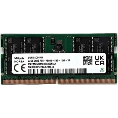 Модуль пам'яті для ноутбука SoDIMM DDR5 32GB 4800 MHz Hynix (HMCG88MEBSA092N)