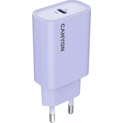 Зарядний пристрій Canyon 30CL OnCharge USB-C PD30W Purple (CNE-CHA30CLPU)