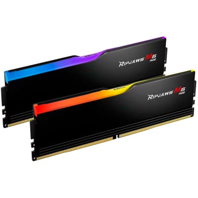Модуль пам'яті для комп'ютера DDR5 32GB (2x16GB) 6000 MHz Ripjaws M5 RGB Black G.Skill (F5-6000J3636F16GX2-RM5RK)