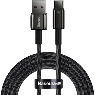 Дата кабель USB 2.0 AM to USB-C 2.0m 100W black Baseus (CAWJ000101)
