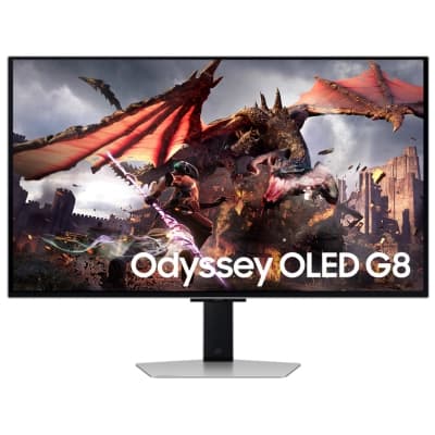 Монітор Samsung 32" Odyssey G80SD (LS32DG800SZXUA) OLED Black Curved 240Hz
