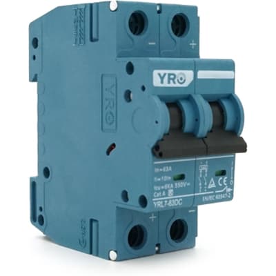 Автоматичний вимикач YRO YRL7-63DC/550 2P 63A