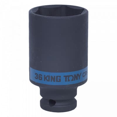 Торцева головка KING TONY 1/2" 36 мм шестигранна ударна довга (443536M)
