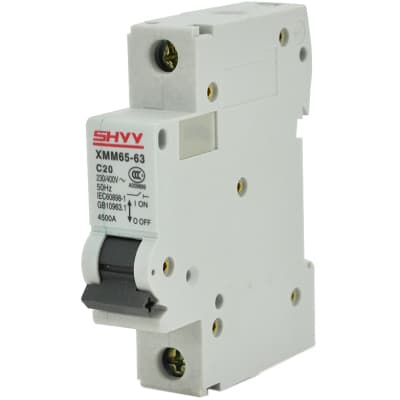 Автоматичний вимикач Shyy 1P C20, 230/400V (XMM651PC20)