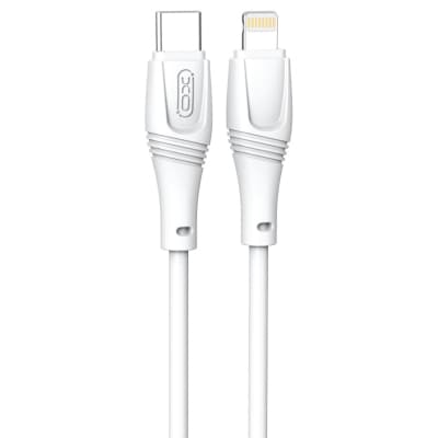 Дата кабель USB-C to Lightning 1.0m 27W High Elastic Zeus XO (NBQ239A_White)