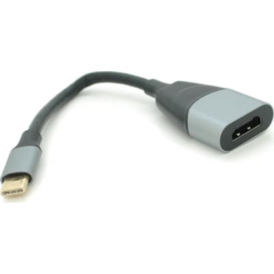 Перехідник USB-C to HDMI F 0.18m black-gray Voltronic (YT-Type-C(M)/HDMI(F)-18cm)
