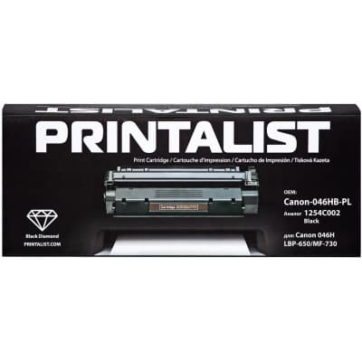 Картридж Printalist Canon 046H, LBP-650/MF-730 1254C002 6K Black (Canon-046HB-PL)