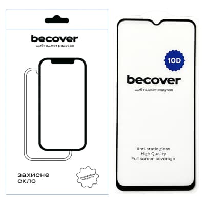 Скло захисне BeCover Samsung Galaxy M14 5G SM-M146 10D Black (711356)