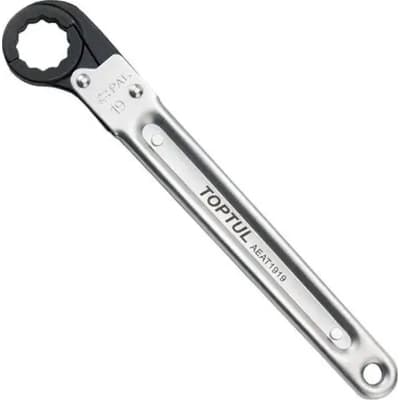 Ключ Toptul накидний з тріскачкою 10мм, що розкривається, 156мм (AEAT1010)