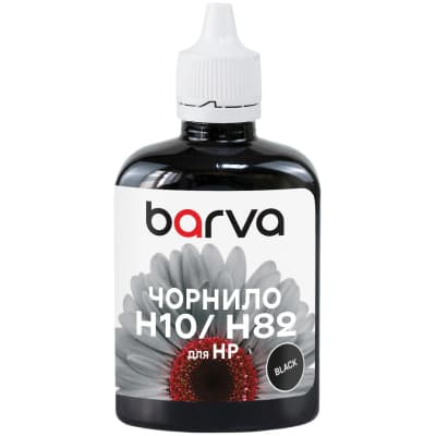 Чорнило Barva HP 10/13/82/88 100ml black, pigment (H10-667)