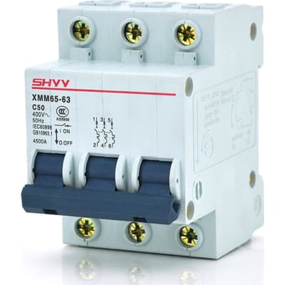 Автоматичний вимикач Shyy 3P C50, 400V (XMM653PC50)
