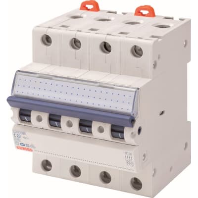 Автоматичний вимикач GEWISS 4-п. 20A 6kA С (GW92088)