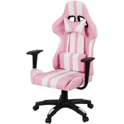 Крісло ігрове Аклас Стрік Light ANF Рожевий (PU-рожевий/білий) (00160345)