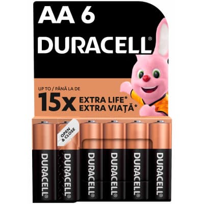 Батарейка Duracell AA лужні 6 шт. в упаковці (5007757)