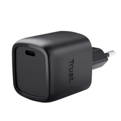Зарядний пристрій Trust USB-C PD30W GaN black (25519_TRUST)