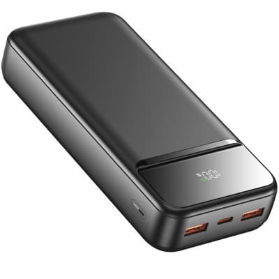 Батарея універсальна SWISSTEN 20000mAh POWER LINE II 22.5W PD QC Black (8595217490628)