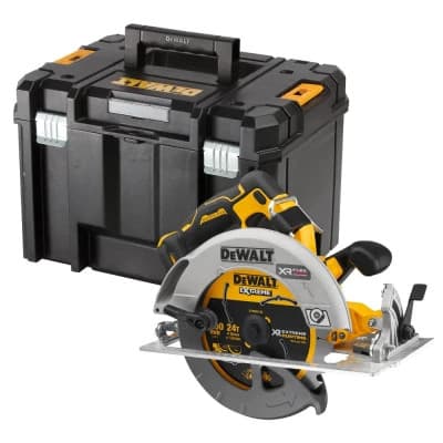 Дискова пила DeWALT 18V XR Li-lon FLEXVOLT ADVANTAGE, диск 190х30 мм, TSTAK (без АКБ та ЗП) (DCS573NT)