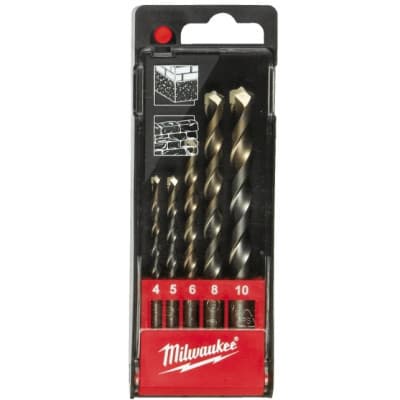 Набір свердл Milwaukee по бетону 5 шт (4932480157)