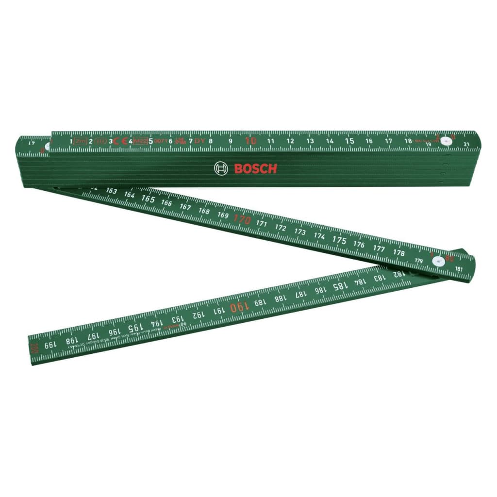 Лінійка будівельна Bosch складна пластик, 2000мм (1.600.A03.2V3)