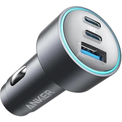 Зарядний пристрій Anker 325 PowerDrive USB-C PD67W + USB-A 22.5W Black (A2731HA1)
