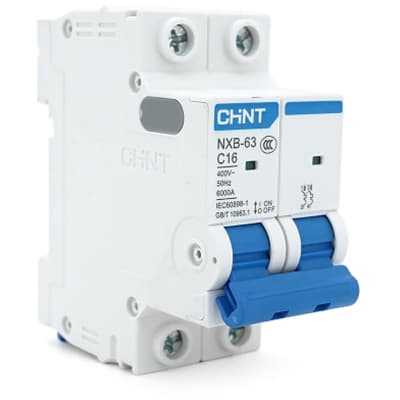 Автоматичний вимикач CHINT NXB-63-2P-C16